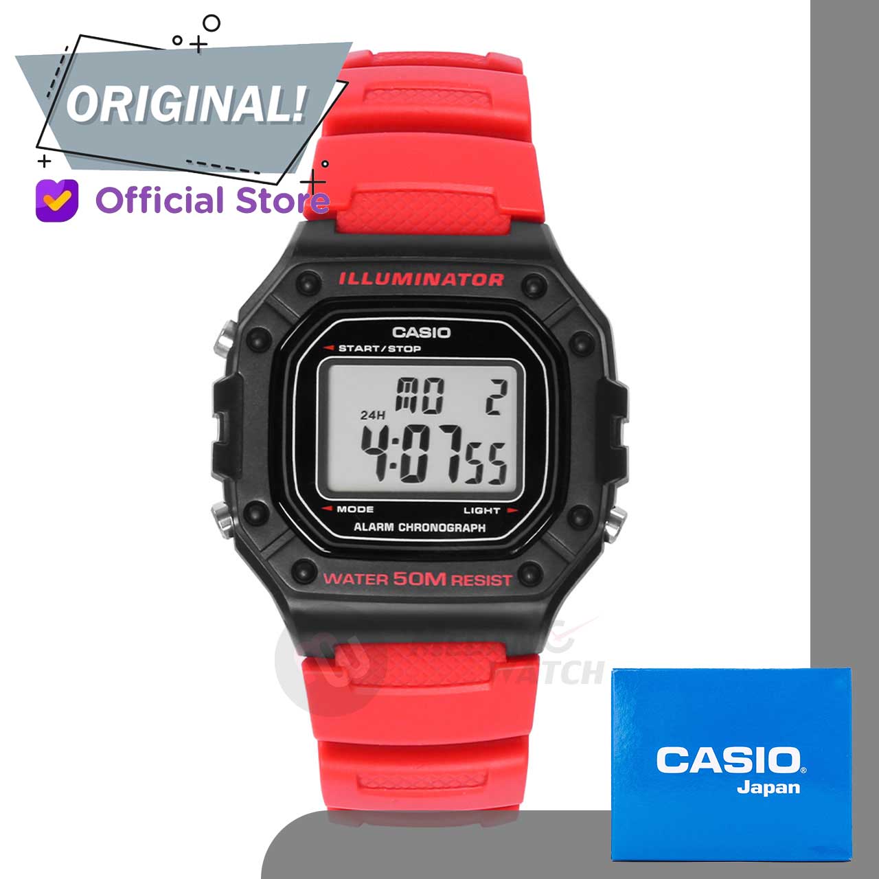 Casio W-218H-4BVDF