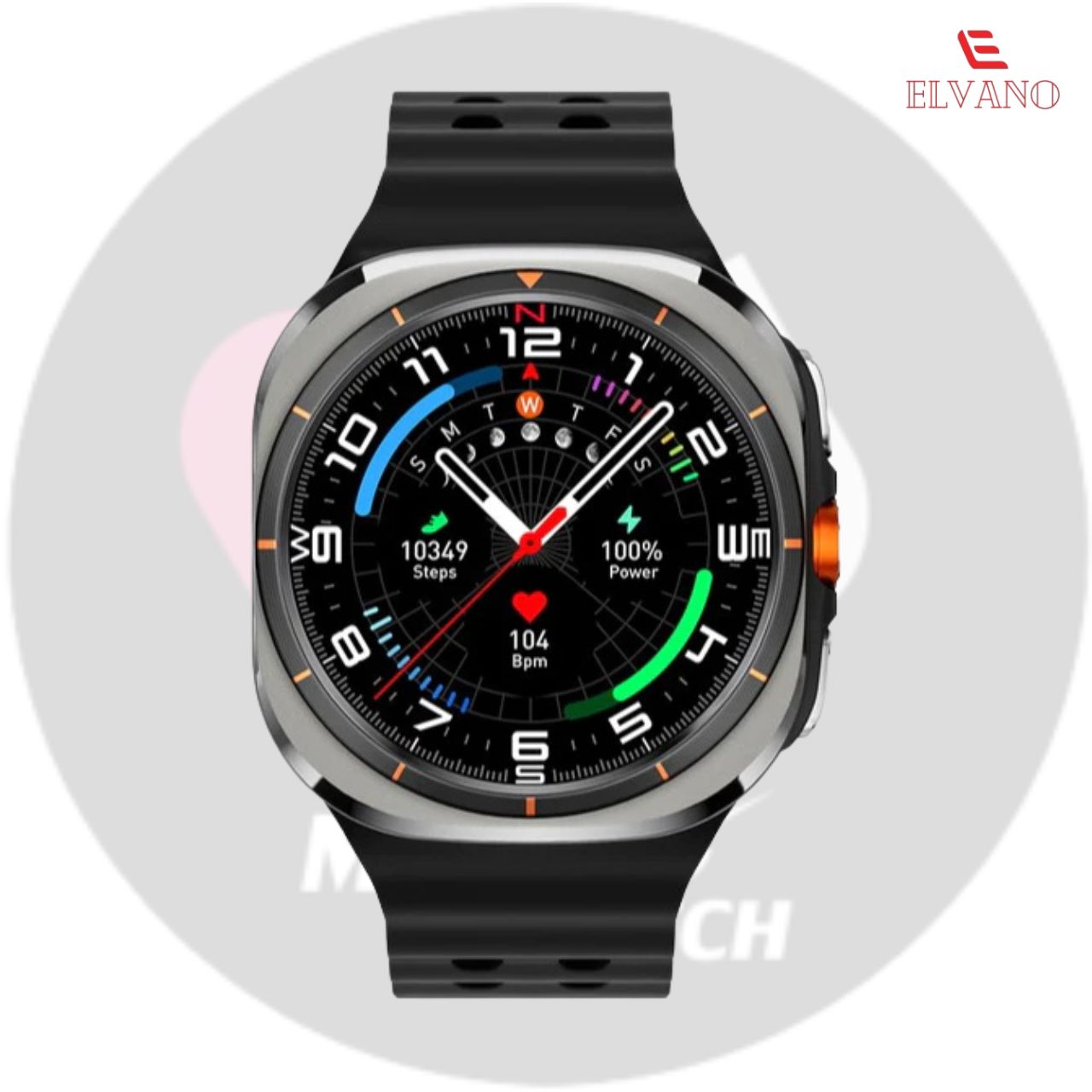 Elvano Smartwatch EL-SW02-BLK
