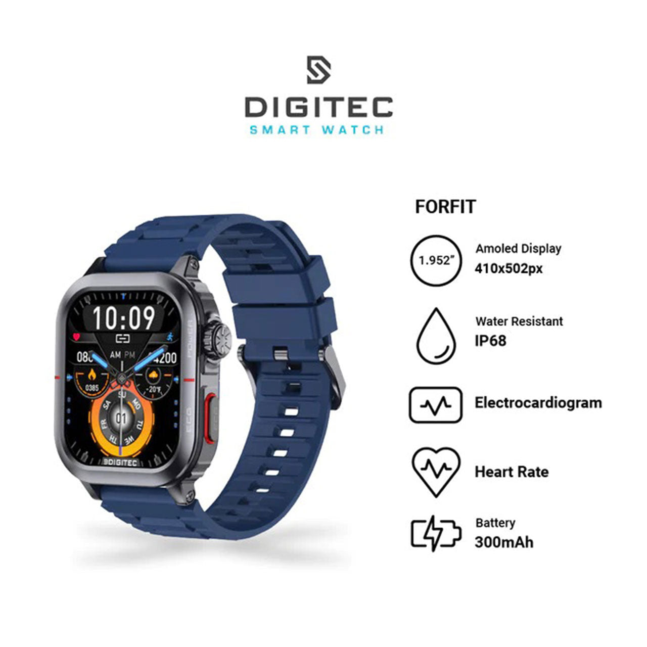 Digitec Smartwatch DG-SW-FORFIT-BL