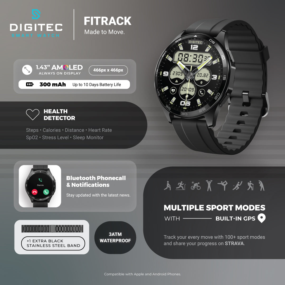 Digitec Smartwatch Fitrack