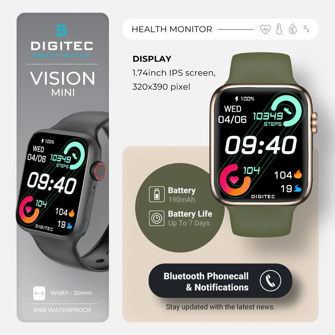 Digitec Smartwatch Vision Mini